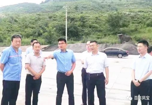 田元飞到乐鱼(中国)冶金熔剂项目调研